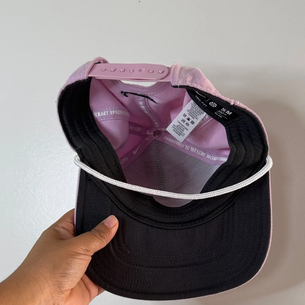 Nike Pink Logo Snapback Hat